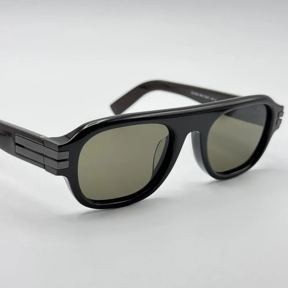 Ermenegildo Zegna Sunglasses EZ0304 46N Brown Frame Green Lens 52-21-145 New